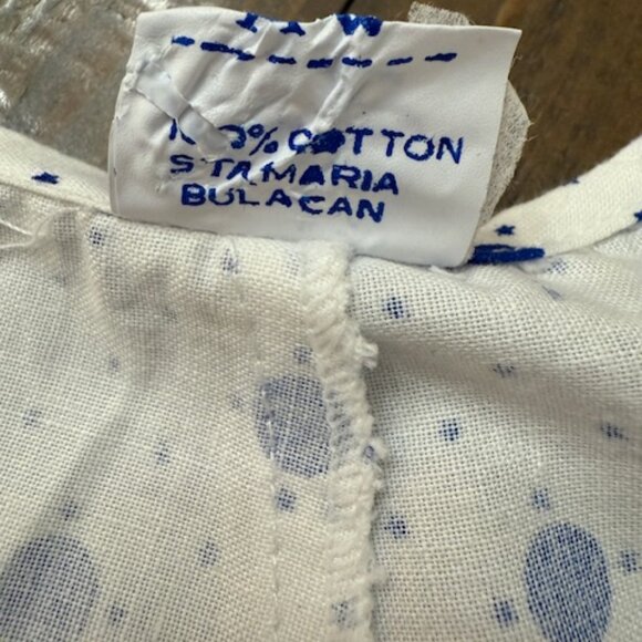 Vintage Marita's RTW Ready to Wear Embroidered Cotton House Dress / Kaftan - Picture 7 of 7